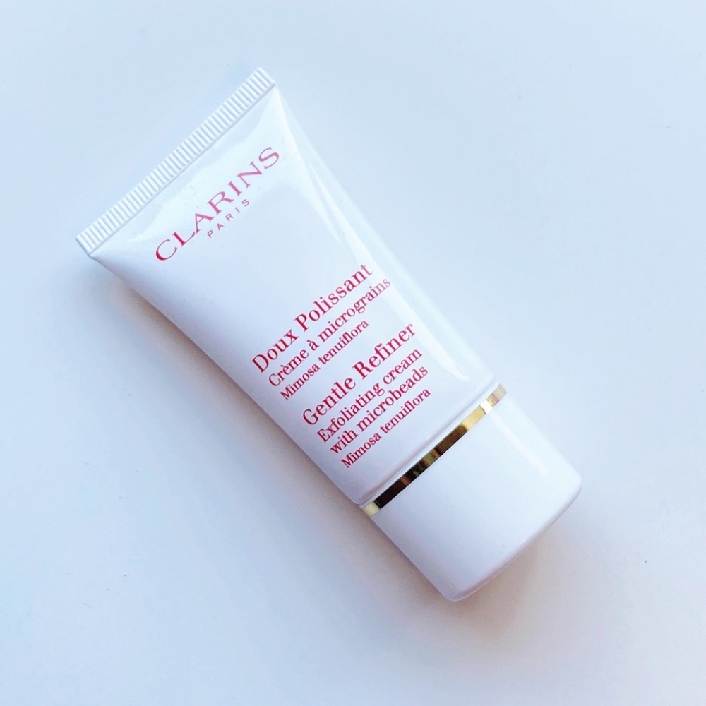 🚺 CLARINS GENTLE REFINER EXFOLIATING CREAM WITH MICROBEADS TRAVEL SIZE